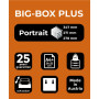 BIG BOX PLUS Iderama blanc/arlequin/blan