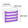 BIG-BOX Chromaline cristal/violet transl