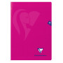 Mimesys cahier piqué polypro 21x29,7cm 48p séyès Rose