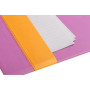 Rhodiarama sous-main rigide simili cuir italien LILAS 60x40cm