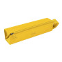 Rhodiarama trousse plumier JONQUILLE simili cuir italien 23x5x5cm