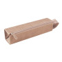 Rhodiarama trousse plumier TOUCHE DE ROSE simili cuir italien 23x5x5cm