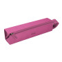 Rhodiarama trousse plumier FUCHSIA simili cuir italien 23x5x5cm
