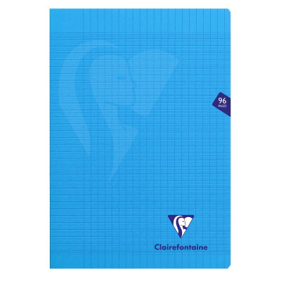 Mimesys cahier piqué polypro 21x29,7cm 96p séyès Bleu