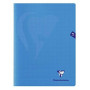 Mimesys cahier piqué polypro 24x32cm 96p Q.5x5 Bleu