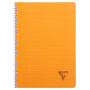 Linicolor cahier reliure intégrale 21x29,7cm 180p ligné + marge assortiment FRES