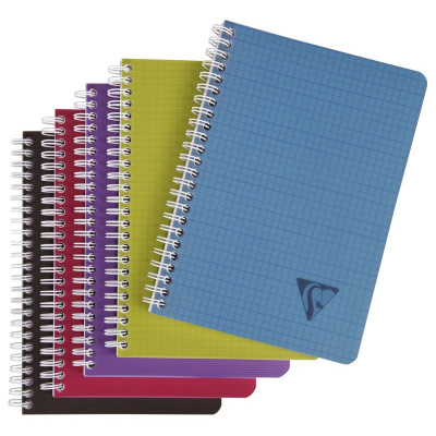Linicolor carnet reliure intégrale 14,8x21cm 180p Q.5x5 assortiment INTENSIVE