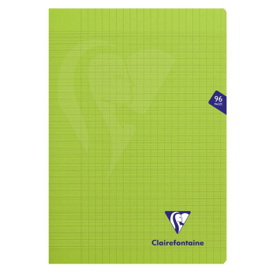 Mimesys cahier piqué polypro 21x29,7cm 96p séyès Vert