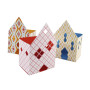 Paquet de 40F carton décor 25x35cm, motif géométrique