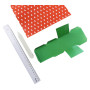 Paquet de 40F carton décor 25x35cm, Noël traditionnel