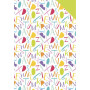Paquet de 40F carton décor 25x35cm - Gribouillage