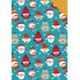 Paquet de 40F carton décor 25x35cm - Noel