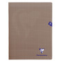 Mimesys cahier piqué polypro 24x32cm 48p séyès Gris