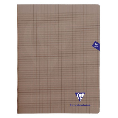 Mimesys cahier piqué polypro 24x32cm 96p séyès Gris