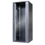 Baie de brassage réseau 42U noire 800x800 montée