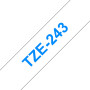 BRO RUBAN LAMI 18MMX8M BLEU BLC TZE243