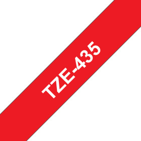 BROTHER TZE435 RUBN LAMI 12MMX8M BLC RGE BR TZE435