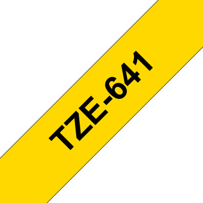 BROTHER TZE641  RUBAN LAMINE 18MMX8M NR JNE TZE641