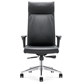 Fauteuil de bureau PAULAR synchrone imitation cuir, revêtement anti abrasion, an