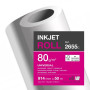 CLAIREFONTAINE Bobine papier blanc laize pour traceur 80g 0,914x50m 2655CLARALFA
