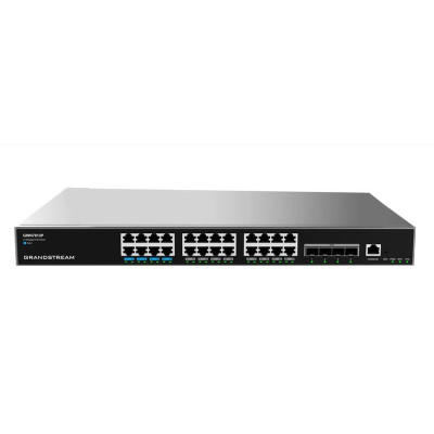 GWN7813P - SWITCH L3 24 PORTS GIGA POE 4 SFP+