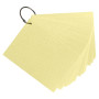 50 flashcards bristol A6 dots jaune