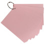 50 flashcards bristol A6 dots rose