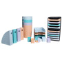 Corb.courrier COMBO Pastel mauve glossy