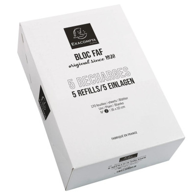 BTE 5 RECHARGES FAF 16/10 N°2 UNI