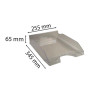 ECOTRAY Corbeille à cour. Office gris tr