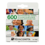 ETUIS DE 600 AUTOCOLLANTS DOUBLE FACE