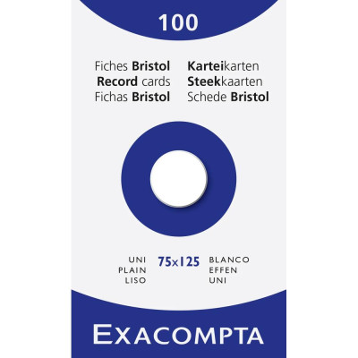 ETUI 100 F.BRISTOL BLANC 75/125