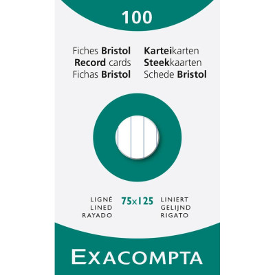 ETUI 100 F. BRISTOL BLANC TRAVERS 75/125