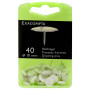 BTE 40 PUNAISES 10MM BLANC