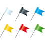 BTE 20 EPINGLES DRAPEAUX ASS.