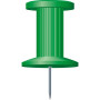 BTE 25 EPINGLES PUSH-PINS 10MM VERT