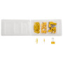 Kit de 58 attaches Iderama jaune