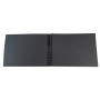 Alb spiralé 50p noir 32x22cm MILANO Gris