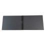 Alb spiralé 50p noir 32x22cm MILANO Noir
