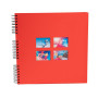 Alb spiral 60p Noir 32x32cm MILANO Rouge