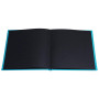 Alb livre 30p noir 25x25cm Pop'N Co cyan