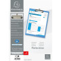 Porte-bloc papier enduit A4 bleu