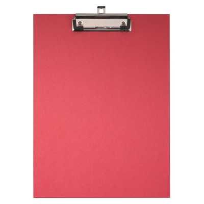 Porte-bloc papier enduit A4 rouge