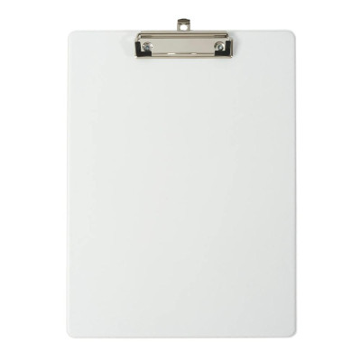 Porte-bloc avec pochette PP A4 blanc