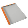 Porte-bloc aimanté PVC A4 orange