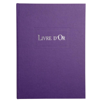 LIVRE D'OR    1M.220X170 VIOLET