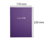 LIVRE D'OR    1M.220X170 VIOLET