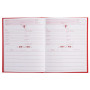 LIVRE DE CAVE.220X170.96 PAGES ROUGE