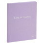LIVRE DE RECETTES 220X170 96 P LILAS