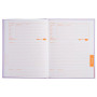 LIVRE DE RECETTES 220X170 96 P LILAS